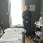 Julie Burkhart, founder and president of Wellspring Health Access, Wyoming's only abortion clinic, is seen in a procedure room in the clinic Tuesday, April 8, 2025, in Casper, Wyo. (AP Photo/Mead Gruver)